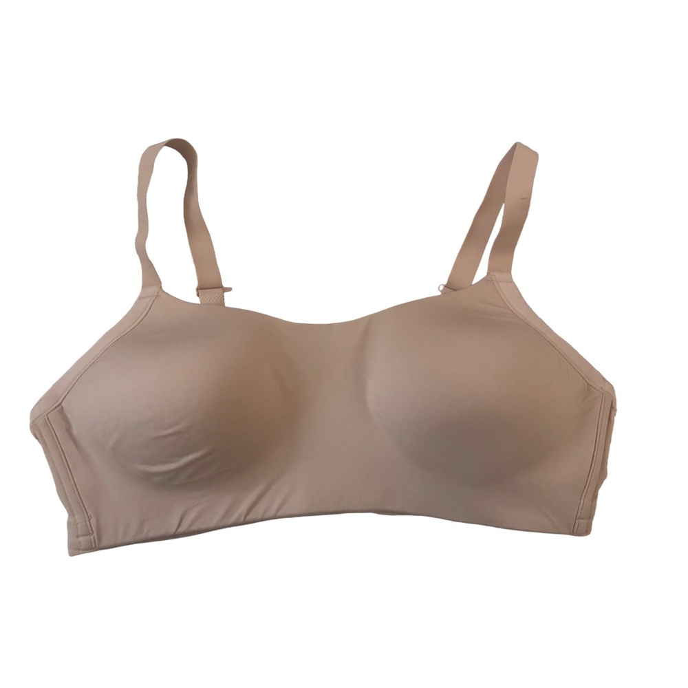 Knix The One&Only Scoop Bra Warm Sand Double Hook Eye Closure Size XL